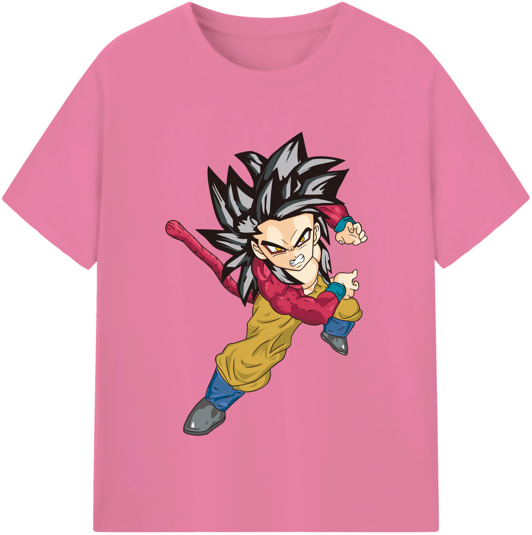 （画像用） ドラゴンボール 孫悟空（そん ごくう）Son Goku カカロット DRAGON BALL Kakarotto 綿100％半袖Tシャツ（フロントプリント）